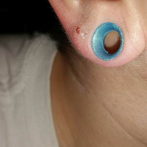CUSTOM ORDER Quartz No Flare Plug Customer Photo